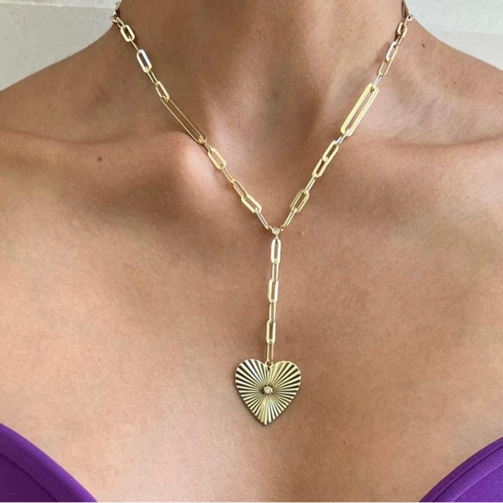 Jennifer Zeuner Sheldon Lariat Necklace